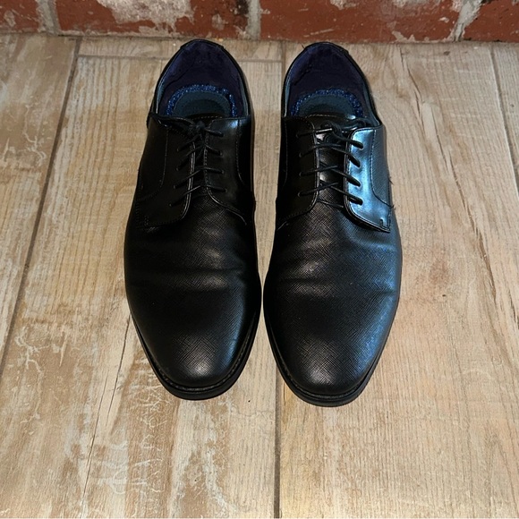 Steve Madden Men's Shay Derby Black Dress Shoes size 10.5 - Picture 4 of 6